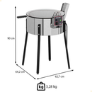 Tacho Fritador Elétrico 15 Litros Metalcubas
