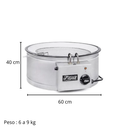 Tacho Fritador Eletrico Esmaltado 54cm 7 Litros Fire