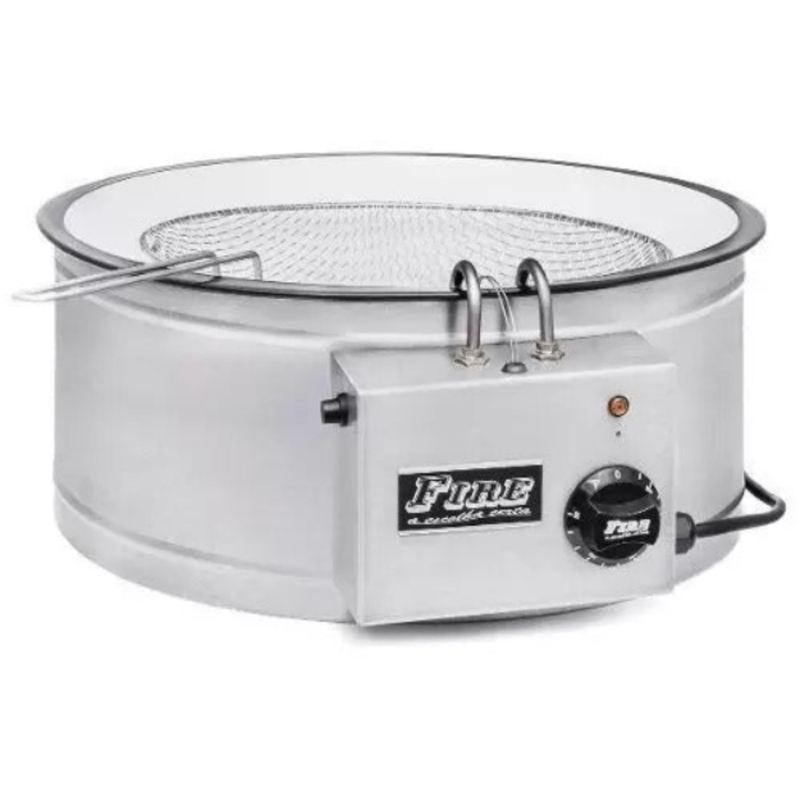 Tacho Fritador Eletrico Esmaltado 54cm 7 Litros Fire