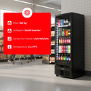Refrigerador Vertical 393 Litros Porta de Vidro Full Black Bivolt Inverter Imbera