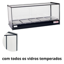 Estufa para Salgados 5 Bandejas Vidro Reto 220V - Tita