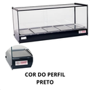 Estufa para Salgados 5 Bandejas Vidro Reto 220V - Tita