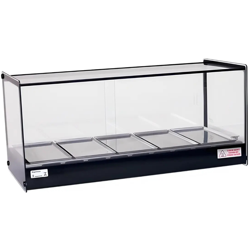 Estufa para Salgados 5 Bandejas Vidro Reto 220V - Tita