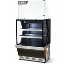 Vitrine Caixa 0,80 cm Polar Preto Linha 7 220v