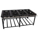 Fogão Industrial 8 Bocas Duplas Central A Gás - Venâncio