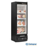 Visa cooler Congelados Freezer Expositor Carbono 445 Litros - Gelopar