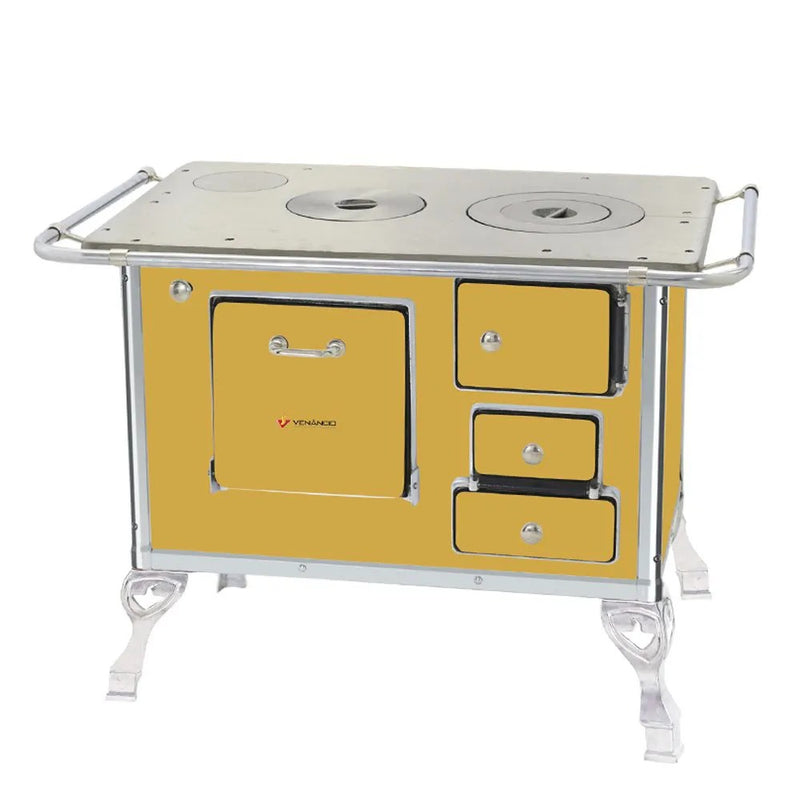 Fogão a Lenha Tradicional 01 Amarelo 1eam  - Venâncio