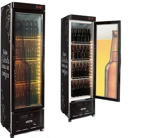 Cervejeira Visa cooler 250 Litros Porta de Vidro 220v - Conservex
