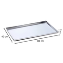 Assadeira 40x80x2 Alumínio 1,0mm para panificação Mafran