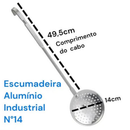 Escumadeira Hotel N°10 e N°14 Alumínio ABC