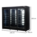 Auto Serviço Frio Para Cervejas com Temperatura de 0º a -5º de 3 portas 220V - Chimafrio