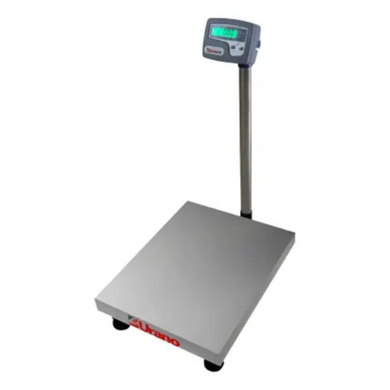 Balança de Plataforma Industrial 300kg Urano UR10000 Light – Bandeja Inox