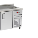 Balcão de Serviço Refrigerado Prime 1,5m Interno Galvanizado e Externo Inox Venâncio