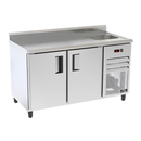 Balcão de Serviço Refrigerado Prime 1,5m Interno Galvanizado e Externo Inox Venâncio