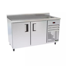 Balcão de Serviço Refrigerado Standard 1,5m Interno e Externo Inox Venâncio