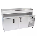 Balcão de Serviço 2 metros Refrigerado INT/EXT Inox Com Condimentador Venâncio