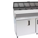 Balcão de Serviço 2 metros Refrigerado INT/EXT Inox Com Condimentador Venâncio