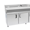 Balcão de Serviço Refrigerado Standard 2,5m Externo e Interno Inox com Condimentadora Sobreposta Venâncio
