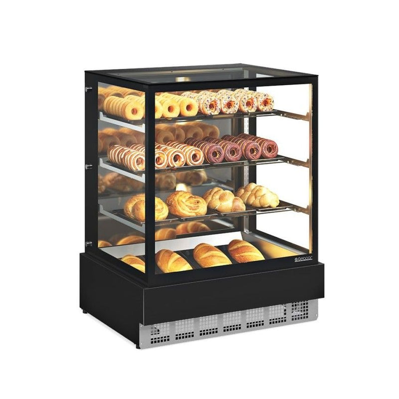 Balcão Vitrine Natural Vidro Reto 1m - Gelopar