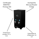 Bebedouro Industrial Office Black Coluna 25 Litros Frisbel