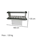 Buffet Self Service Quente 12 Cubas Polar