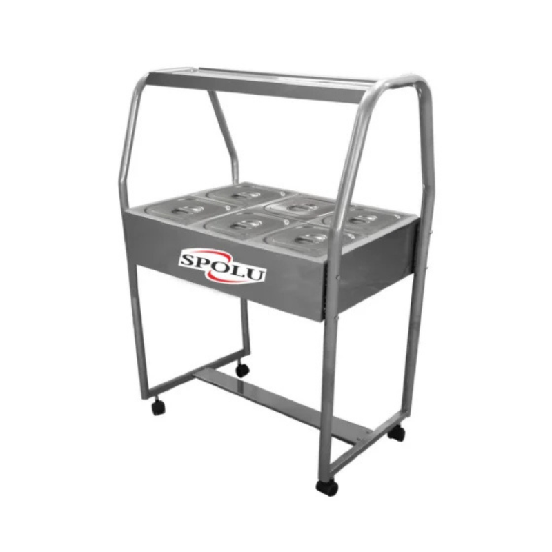 Buffet Térmico 6 Cubas Quentes 220V Spolu