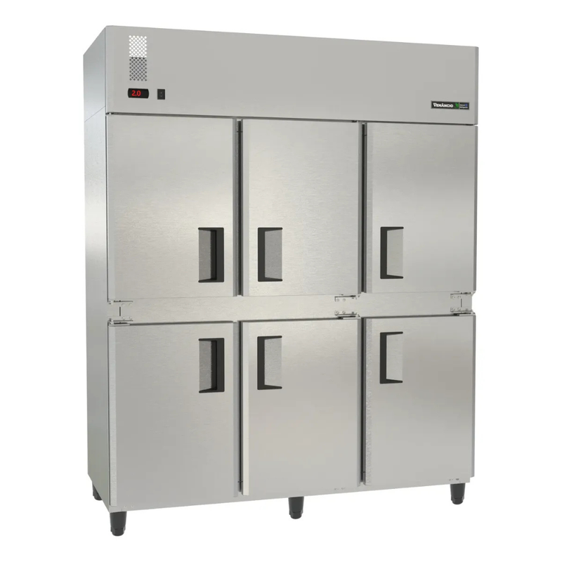 Câmara Fria Refrigerada Vertical 6 Porta com Pé 220v Venâncio