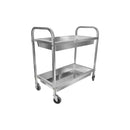 Carrinho Inox 2 Bandejas Aço Inox Lume inox
