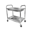 Carrinho Inox 2 Bandejas Aço Inox Lume inox