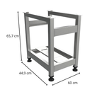 Cavalete Expositor Prime 45 cm Inox Venâncio