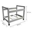 Cavalete Expositor Prime 90 cm Inox Venâncio