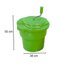 Centrífuga Profissional para Salada Manual Verde 25L Weck Up