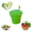 Centrífuga Profissional para Salada Manual Verde 25L Weck Up