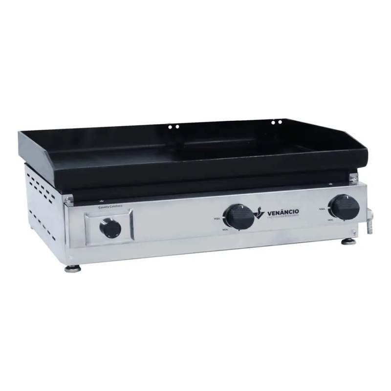 Chapa Bifeteira Profissional Inox 65cm sem Prensa Venâncio