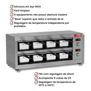 Conservador de Proteínas Horizontal Aberto 8 Cubas 220V Red Chameleon
