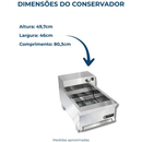 Conservador de Fritura Elétrico 18 Prime 220V Venâncio