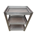 Copeira Inox 3 Planos Belinox 600x380x500mm Fritomaq