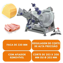 Cortador de Frios Semi-Automático GLP 330 Gural