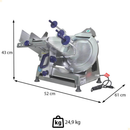 Cortador de Frios Semi-Automático GLP 330 Gural
