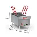 Cozedor de Massas Exportação Elétrico 220V Red Chameleon