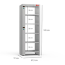 Estante Aquecida 5 Prateleiras 220V Red Chameleon