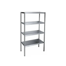 Estante Inox 4 planos lisa 100x40x165cm Promaq