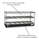 Estufa Reta com LED 12 Bandejas Duplas 220V Tita