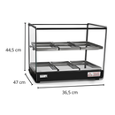Estufa Reta com LED 6 Bandejas Dupla 220V Tita