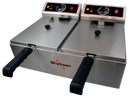 Fritadeira Profissional 2 Cubas de 5 Litros Inox e Alto Desempenho 220V - Skymsen