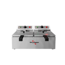 Fritadeira Profissional 2 Cubas de 5 Litros Inox e Alto Desempenho 220V - Skymsen