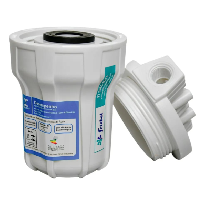 Filtro Refil Engate Rápido 10 Litros para Purificação de Água – Frisbel