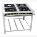 Fogão Industrial Maxi Inox 04 Bocas 40x40 Venâncio
