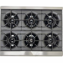 Fogão de Bancada Inox 6 Bocas Prime Venâncio