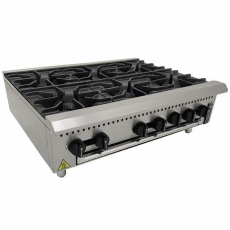 Fogão de Bancada Inox 6 Bocas Prime Venâncio